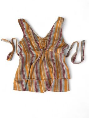Vintage Andrew & Co. Stripped Tie Top